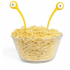 couverts à servir pince à spaghettis monstre jaune pa design