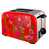 toaster rouge fleuri marque Pylones