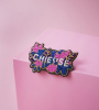 BROCHE-BRODEE-CHIEUSE-LA MALICIEUSE