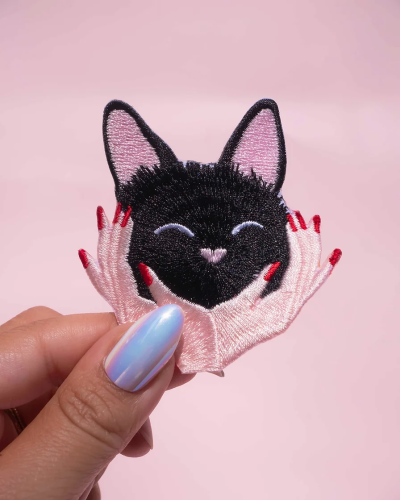BRODERIE VETEMENT CHAT LA MALICIEUSE
