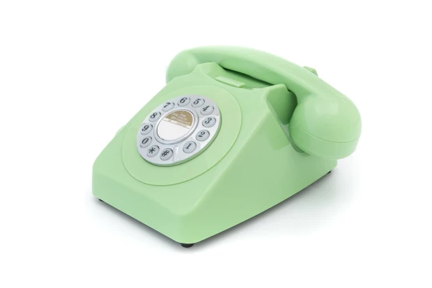 Téléphone vintage à cadran rotatif GPO 746 RETRO Blanc ivoire